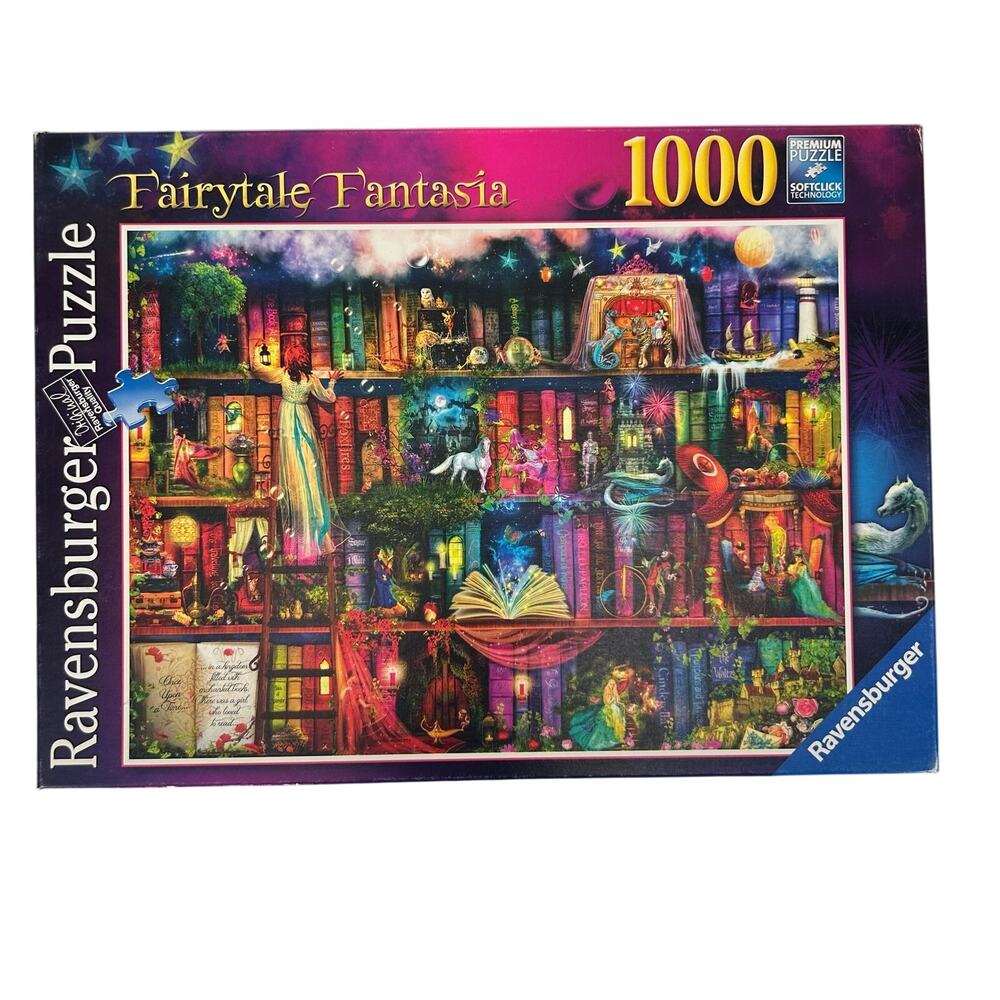 Ravensburger Fairytale Fantasia 1000 Piece Jigsaw Puzzle Complete Fantasy Art
